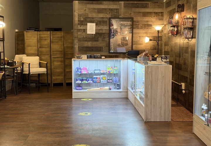 CBD N' Stuff store interior at Lebanon Valley Mall in Lebanon, PA