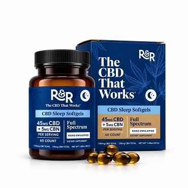 R&R CBD Sleep Softgels