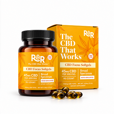 R&R CBD Focus Softgels